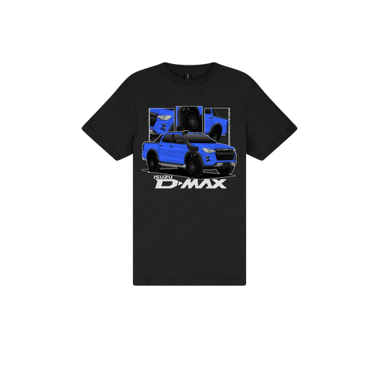 Black front flat lay