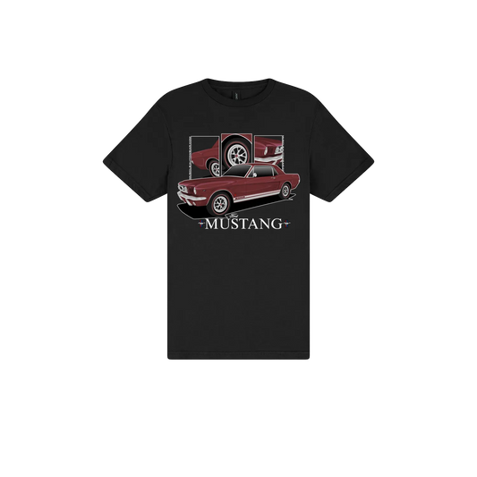 Black front flat lay