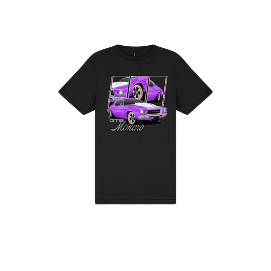 Black front flat lay