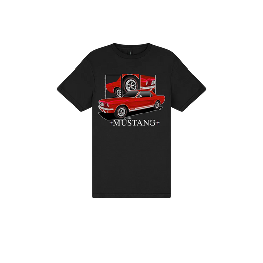 Black front flat lay