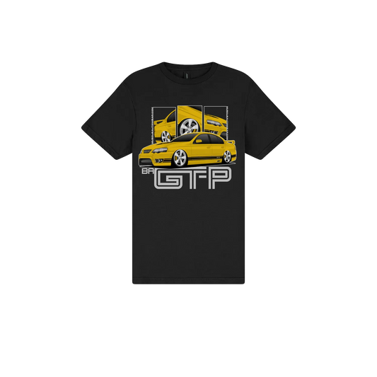 Black front flat lay