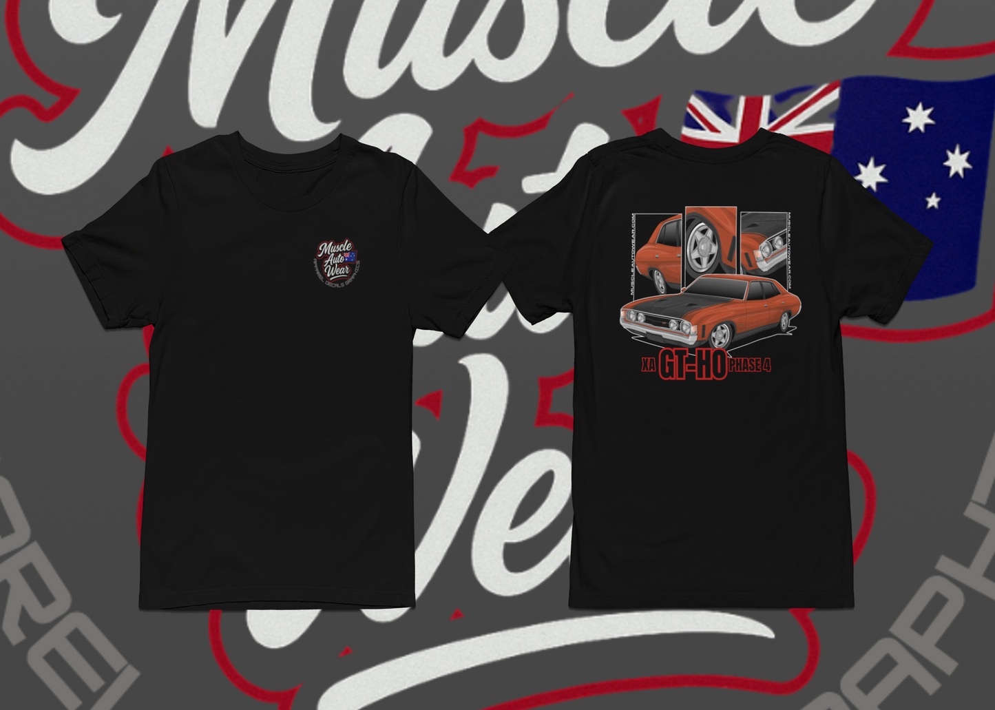 XA GT-HO PHASE 4. T SHIRT, PREMIUM T SHIRT, AUSSIE MUSCLE CAR