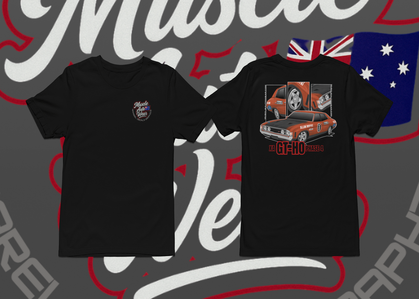 FORD XA GT-HO PHASE 4 T SHIRT, PREMIUM T SHIRT, AUSSIE MUSCLE CAR