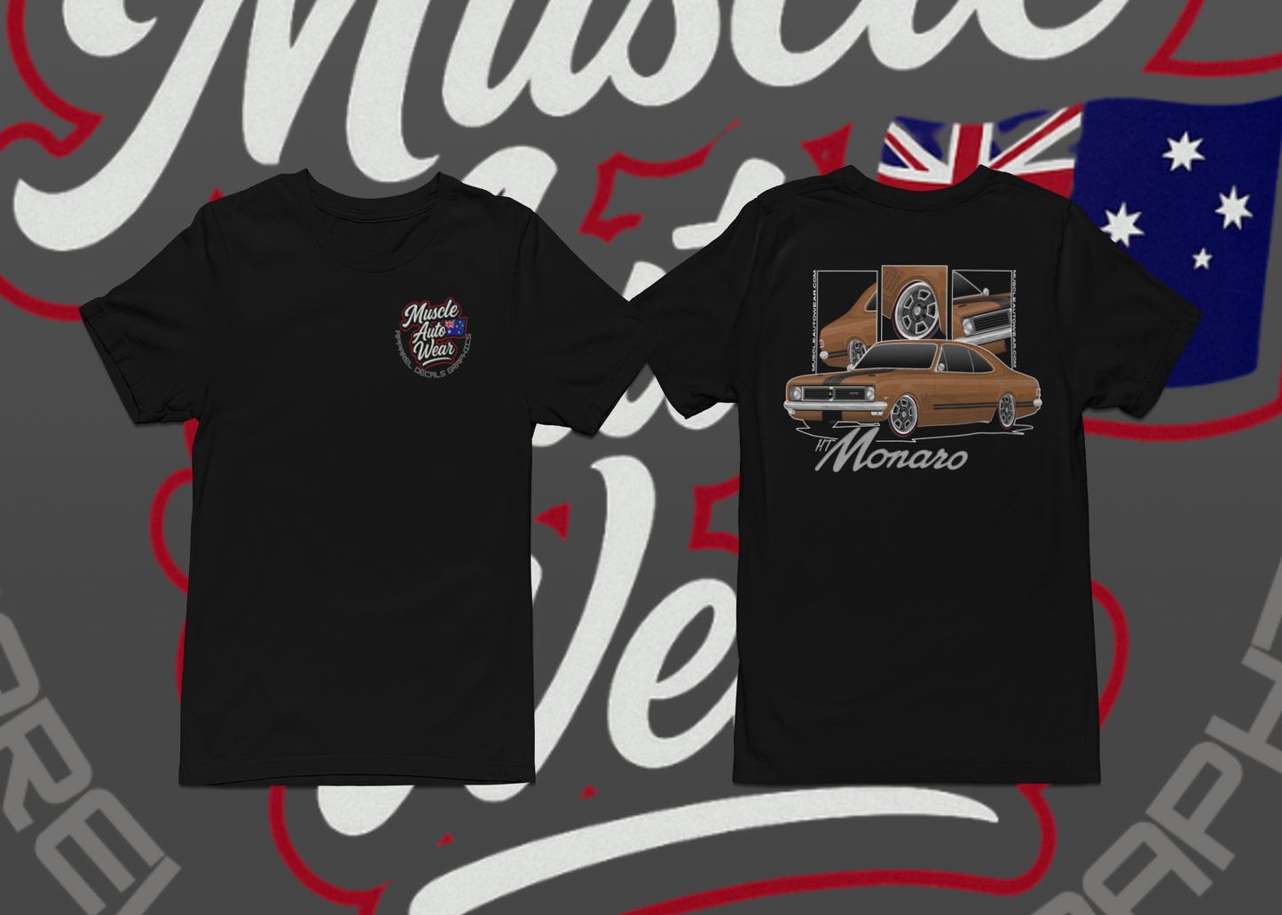HOLDEN HT GTS MONARO, PREMIUM T SHIRT,MUSCLE CAR T SHIRT