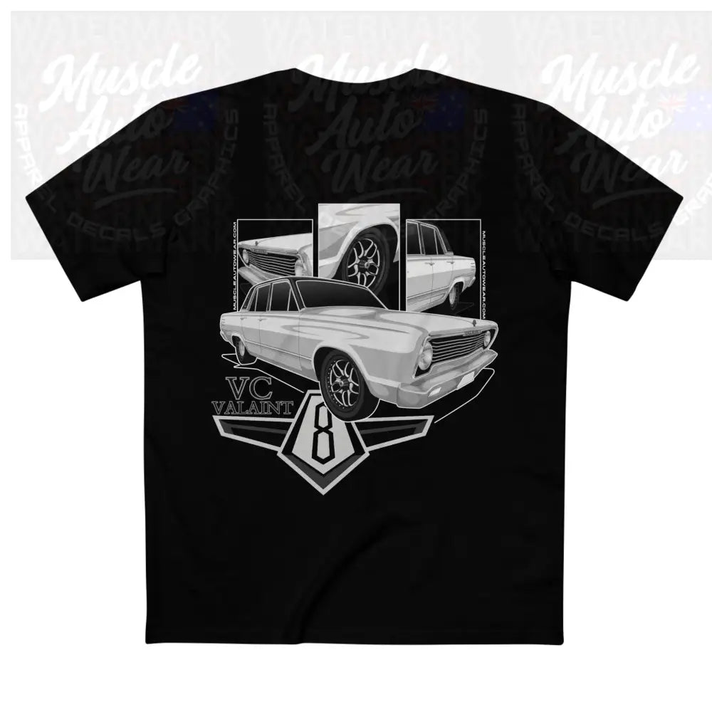 CHRYSLER VALAINT VC V8 PREMIUM T SHIRT AS COLOR,MUSCLE CAR Black / XS T-Shirt