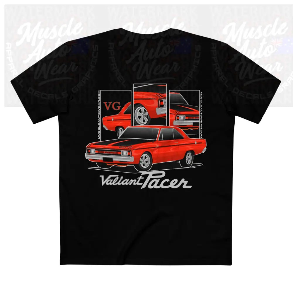 CHRYSLER VALAINT VG PACER PREMIUM T SHIRT AS COLOR,MUSCLE CAR Black / XS T-Shirt