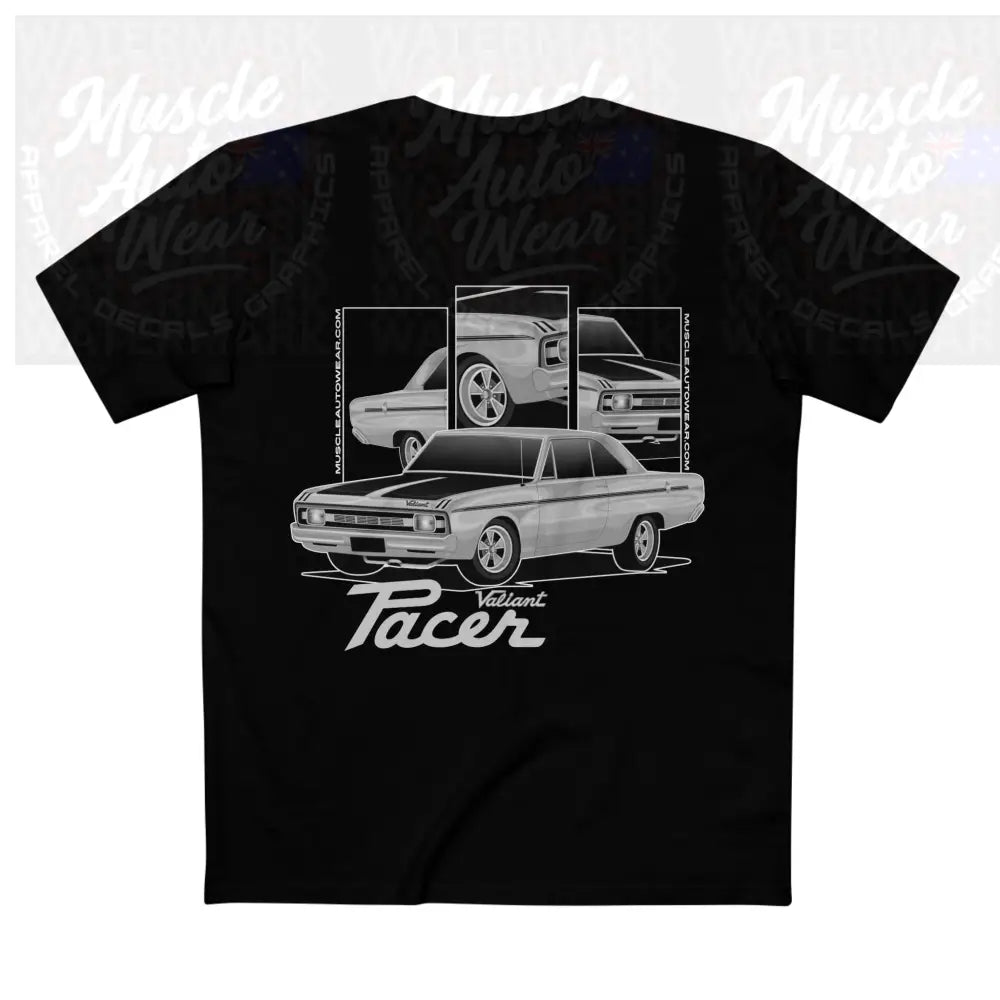 CHRYSLER VALAINT VG PACER PREMIUM T SHIRT AS COLOR,MUSCLE CAR Black / XS T-Shirt