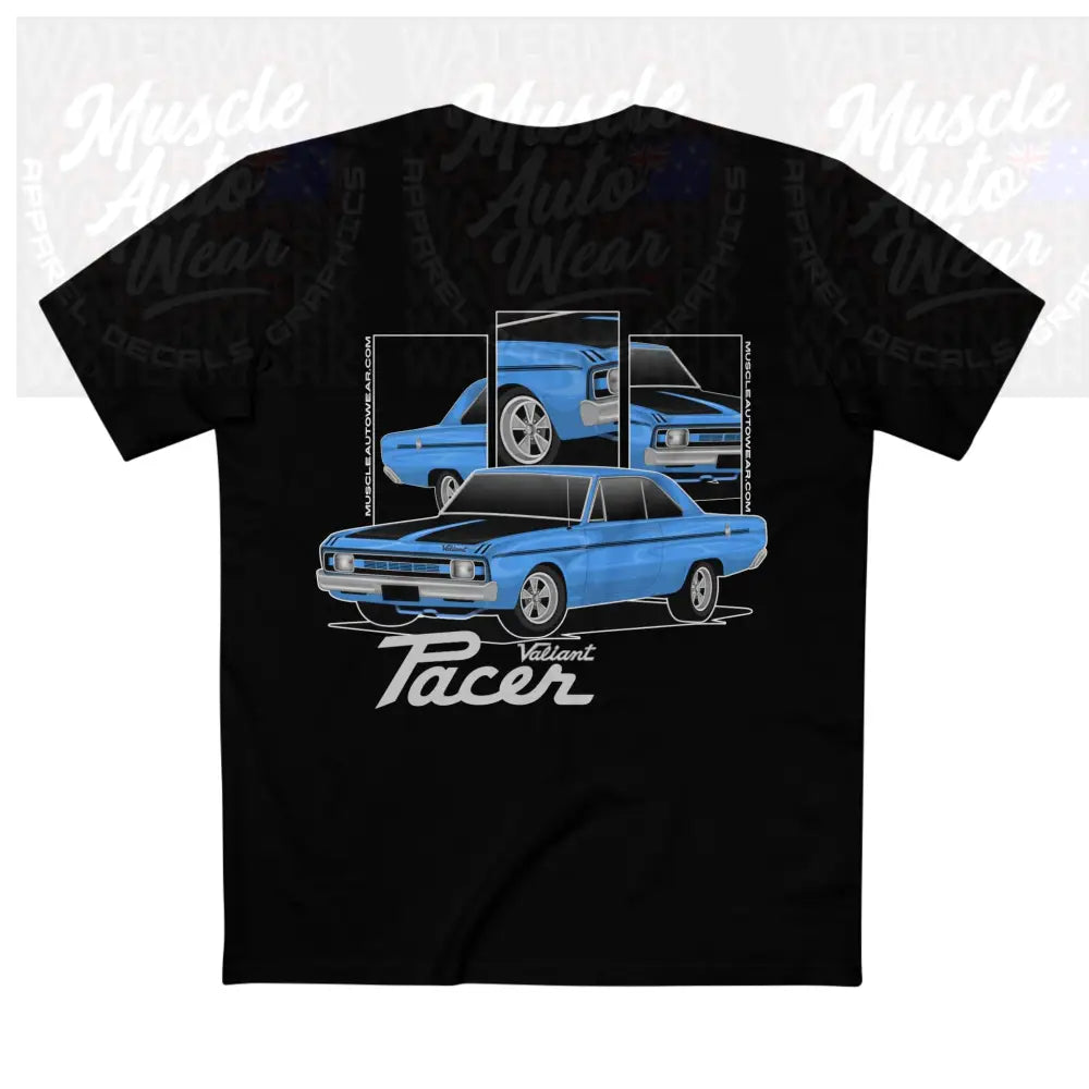 CHRYSLER VALAINT VG PACER PREMIUM T SHIRT AS COLOR,MUSCLE CAR Black / XS T-Shirt
