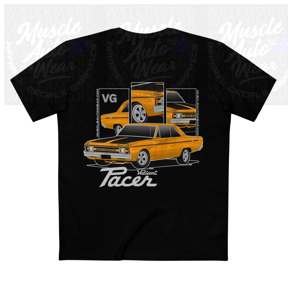 CHRYSLER VALAINT VG PACER PREMIUM T SHIRT AS COLOR,MUSCLE CAR Black / XS T-Shirt