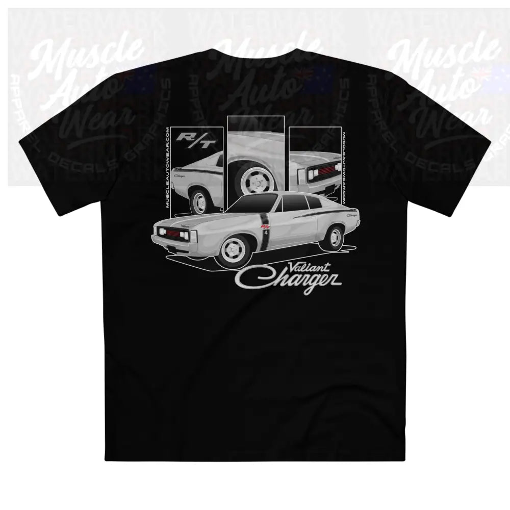 CHRYSLER VALIANT VH CHARGER R/T E49 PREMIUM T SHIRT AS COLOR,MUSCLE CAR T SHIRT Black / XS T Shirt