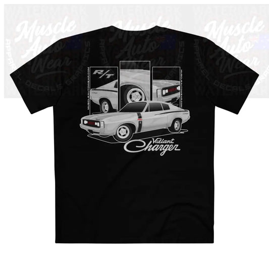 CHRYSLER VALIANT VH CHARGER R/T E49 PREMIUM T SHIRT AS COLOR,MUSCLE CAR T SHIRT Black / XS T Shirt