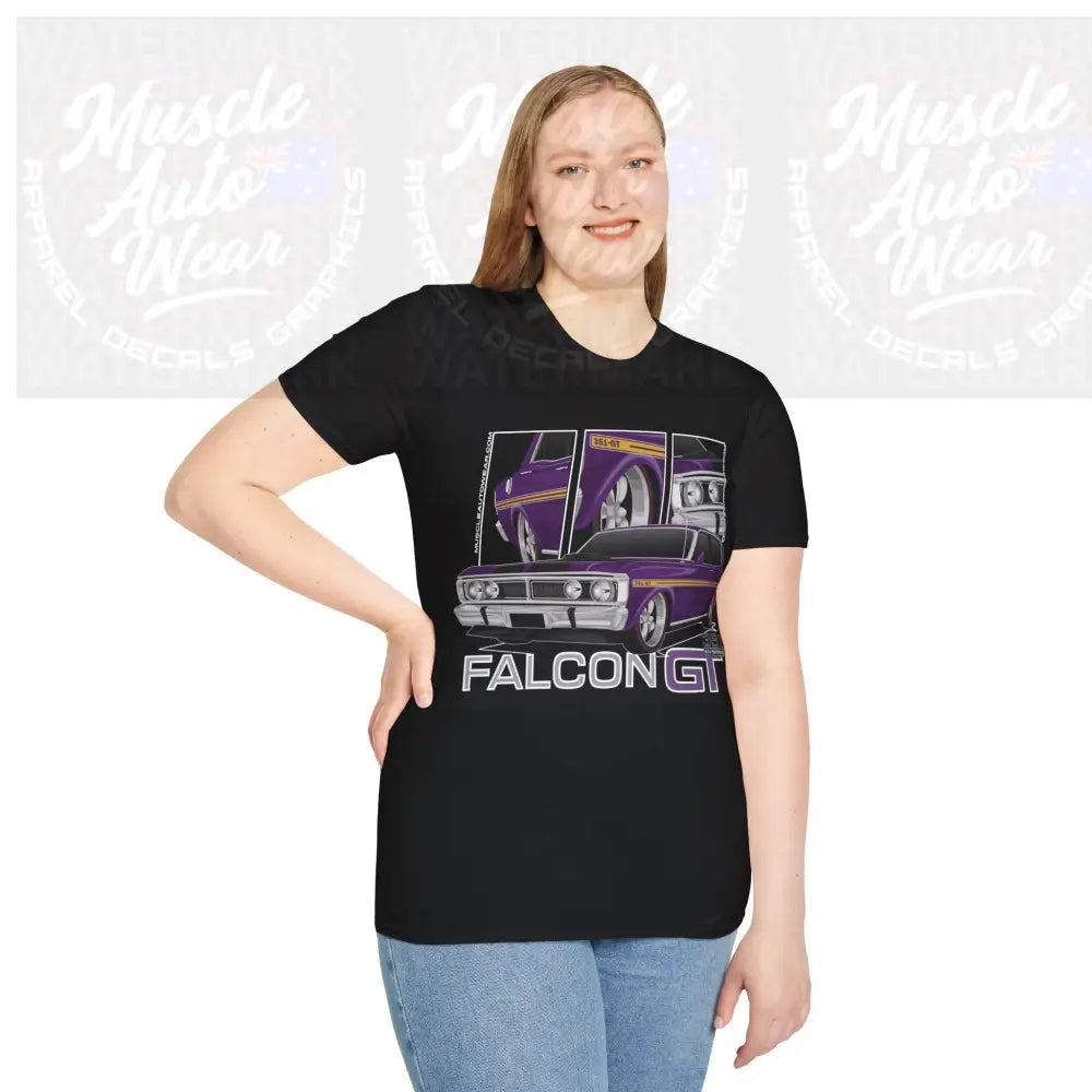 FALCON XY GT MUSCLE CAR FRONT PRINT.AUSSIE MUSCLE CAR T SHIRT T Shirt