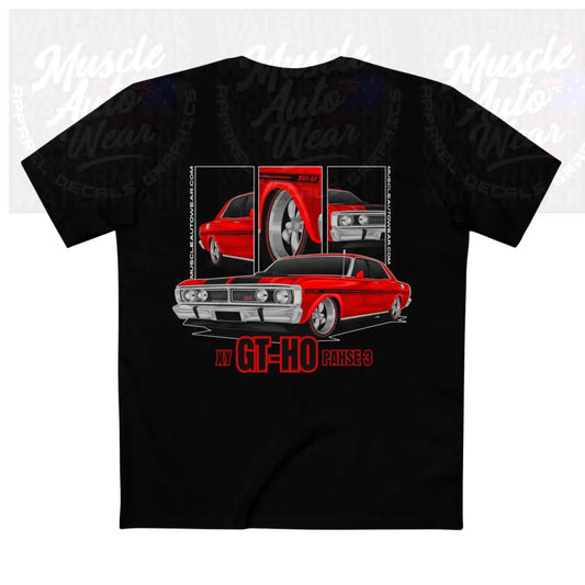 FORD GT-HO PHASE 3 FALCON,PREMIUM T SHIRT AS COLOUR MUSCLE CAR Black / XS T-Shirt