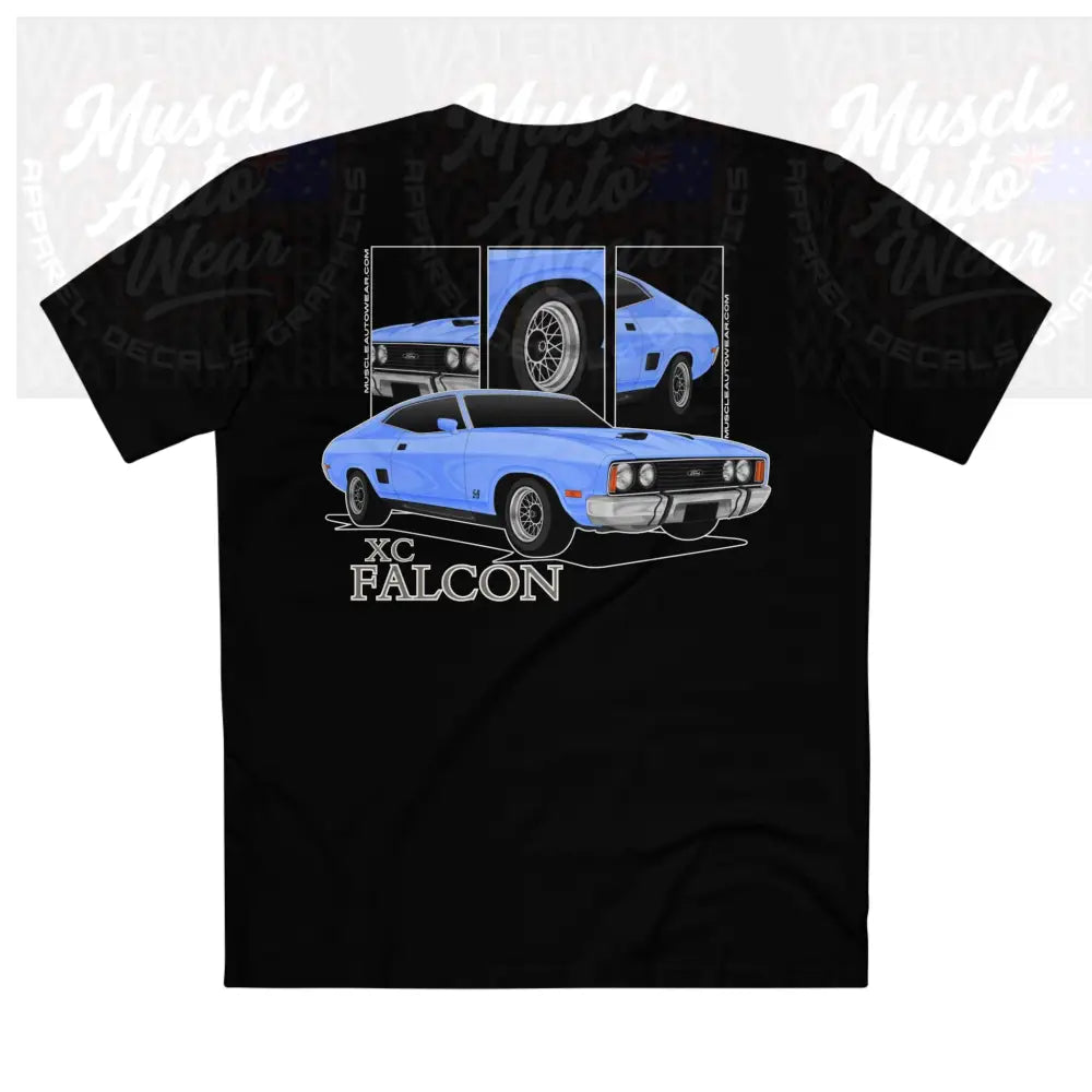 FORD XC FALCON HARDTOP,PREMIUM T SHIRT AS COLOUR MUSCLE CAR Black / XS T-Shirt