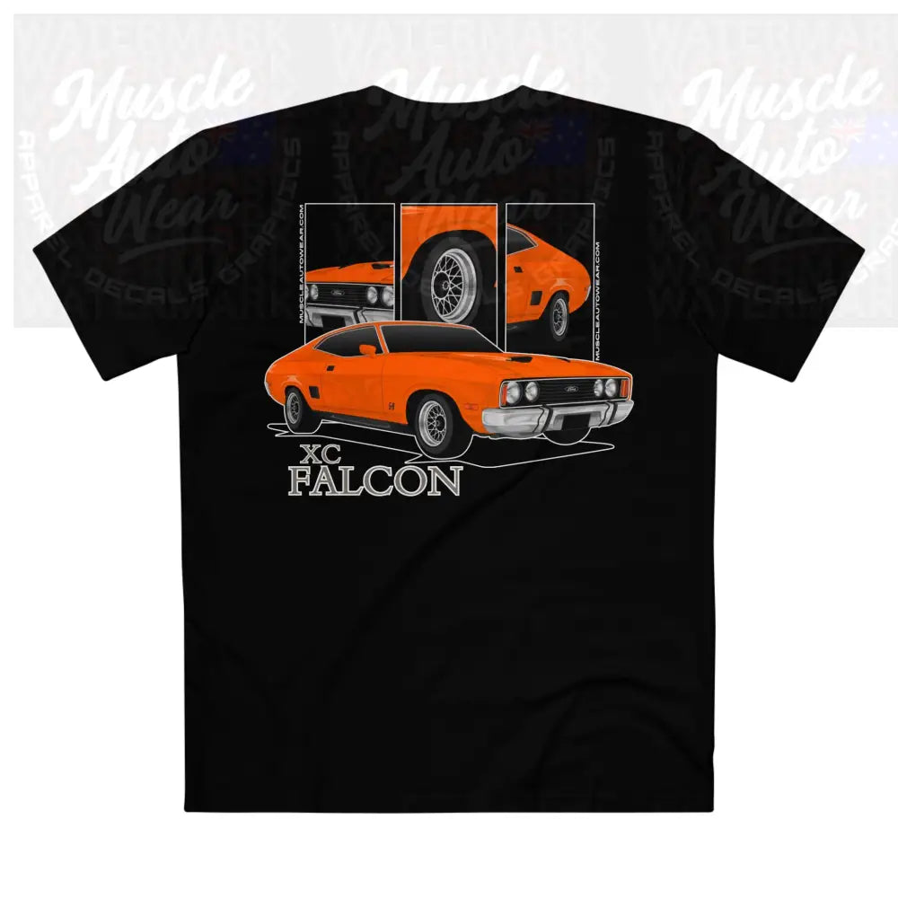 FORD XC FALCON HARDTOP,PREMIUM T SHIRT AS COLOUR MUSCLE CAR Black / XS T-Shirt
