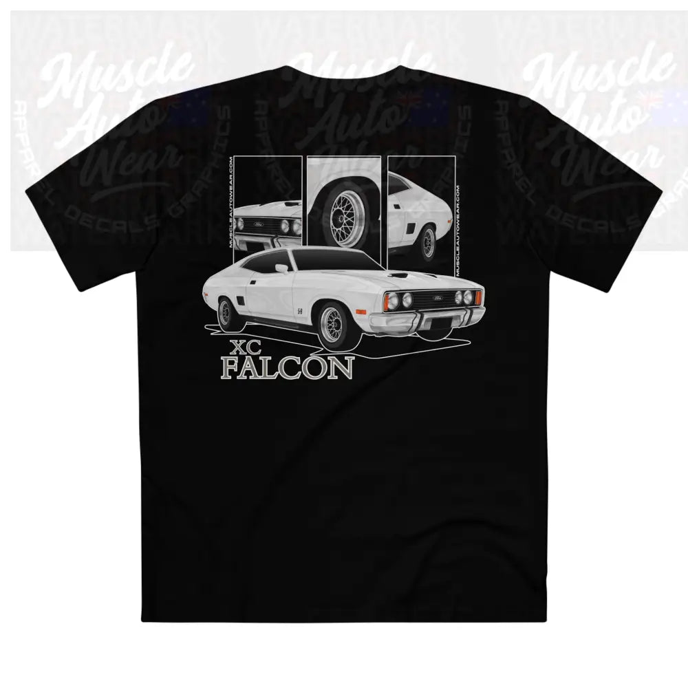 FORD XC FALCON HARDTOP,PREMIUM T SHIRT AS COLOUR MUSCLE CAR Black / XS T-Shirt