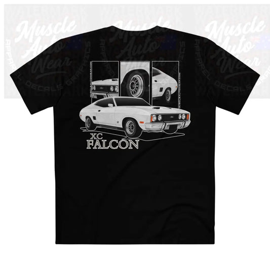 FORD XC FALCON HARDTOP,PREMIUM T SHIRT AS COLOUR MUSCLE CAR Black / XS T-Shirt