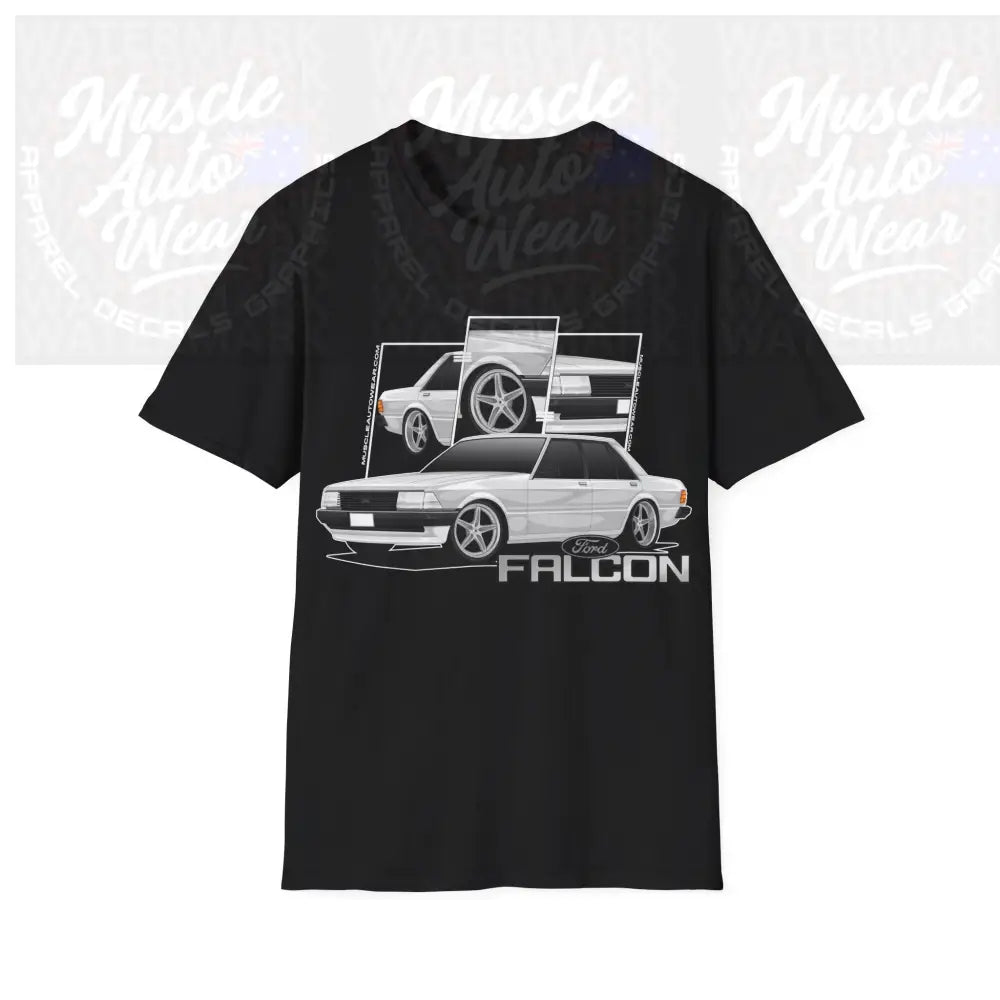 FORD XD FALCON MUSCLE CAR FRONT PRINT.AUSSIE MUSCLE CAR Black / S T Shirt
