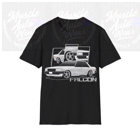 FORD XD FALCON MUSCLE CAR FRONT PRINT.AUSSIE MUSCLE CAR Black / S T Shirt