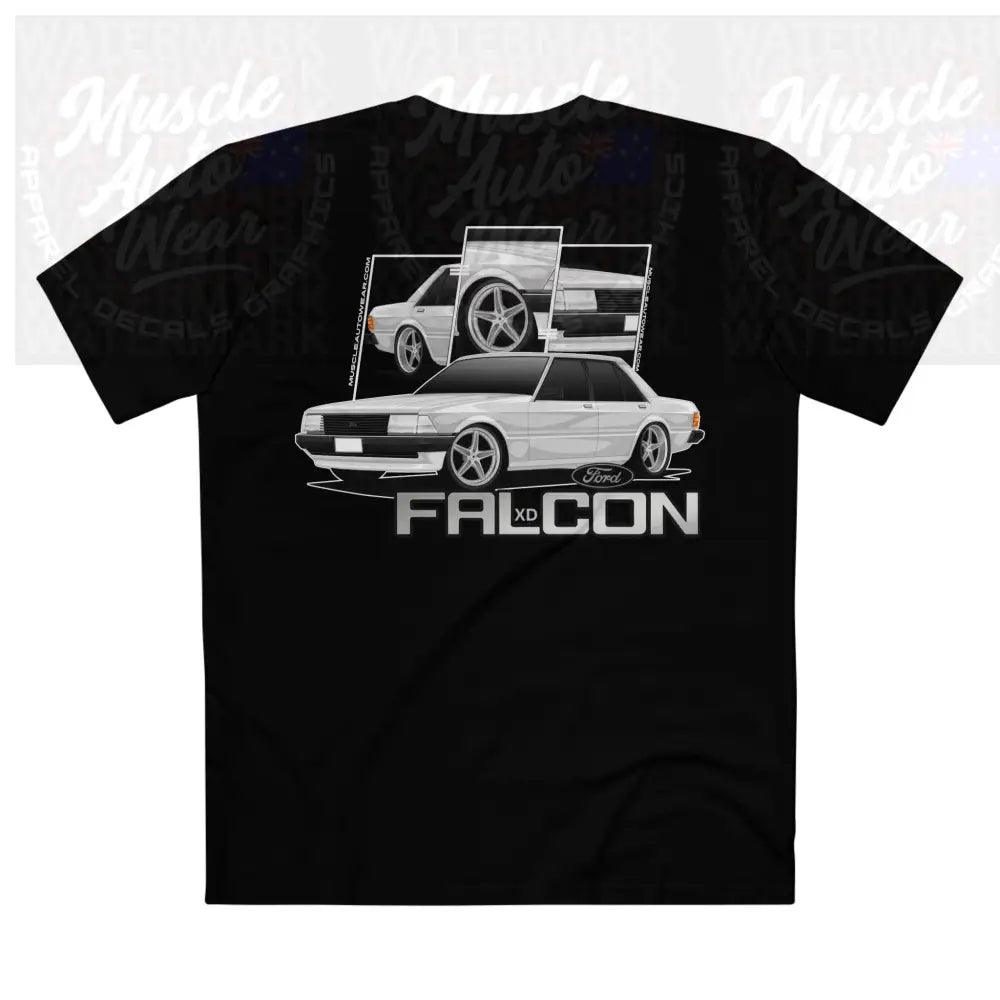 FORD XD FALCON PREMIUM T SHIRT AS COLOUR AUSSIE MUSCLE CAR Black / XS T Shirt