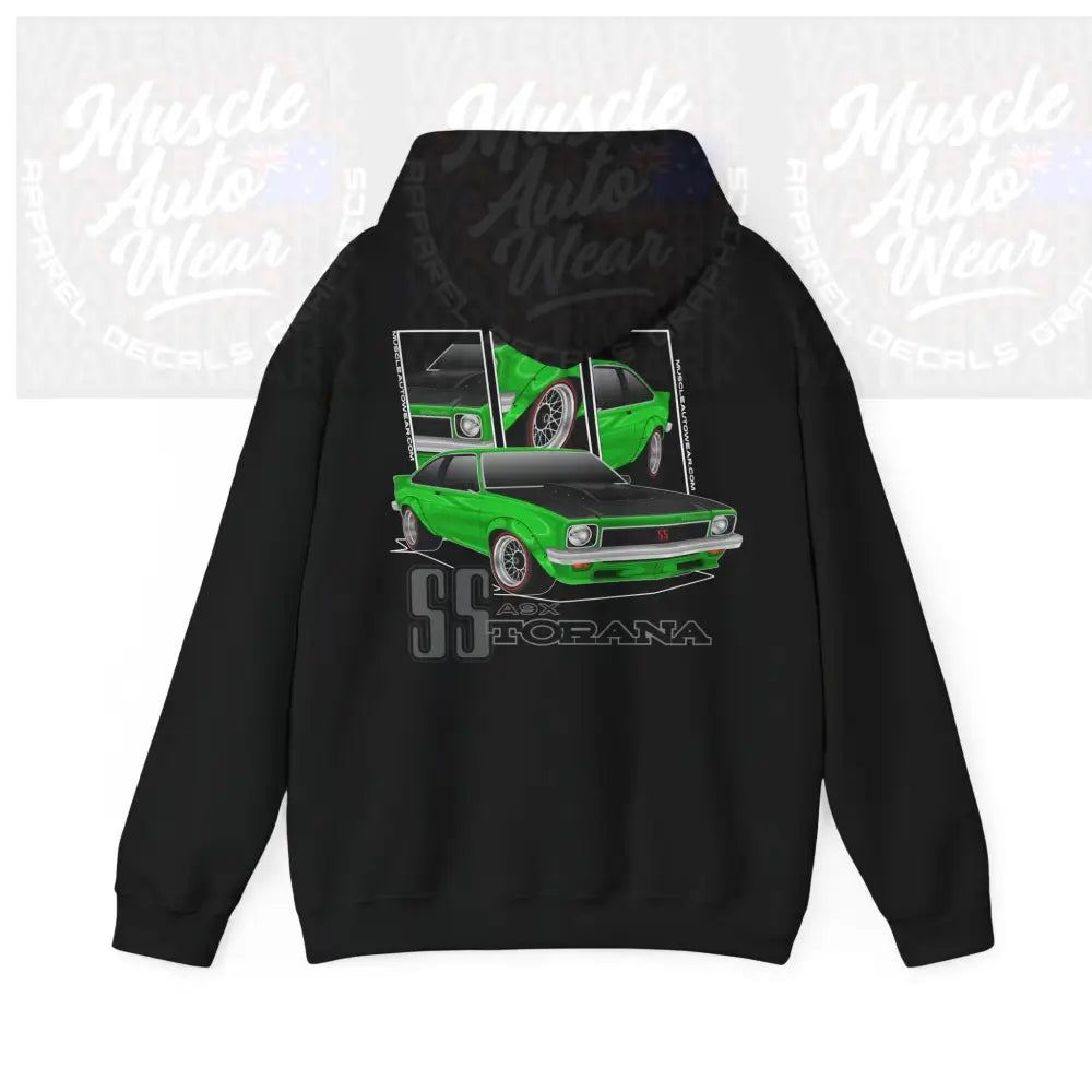 HOLDEN A9X SS TORANA PREMIUM HOODIE MUSCLE CAR Black / S Hoodie