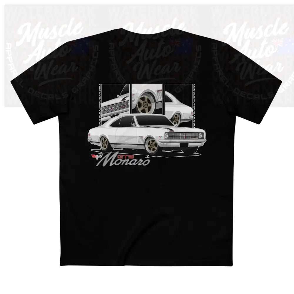 HOLDEN HK GTS MONARO PREMIUM T SHIRT AS COLOR,MUSCLE CAR T SHIRT Black / XS T-Shirt