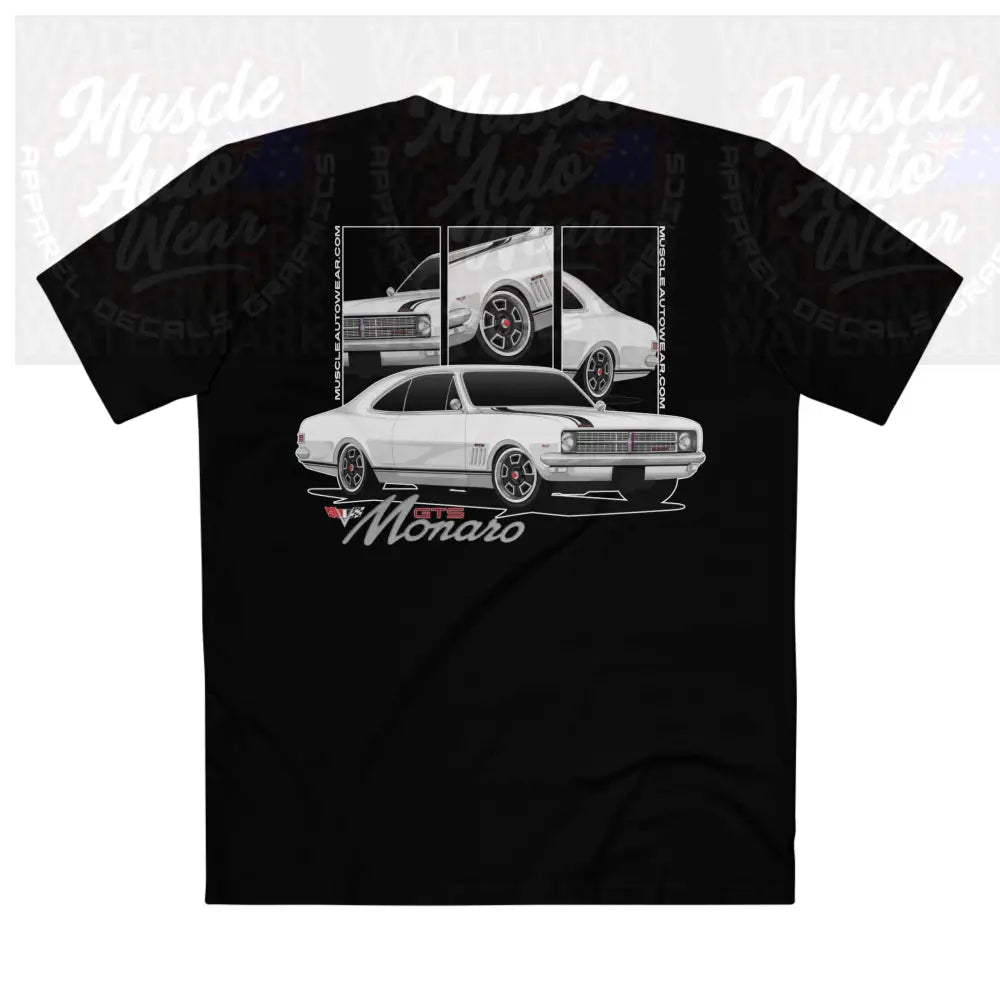 HOLDEN HK GTS MONARO PREMIUM T SHIRT AS COLOR,MUSCLE CAR T SHIRT Black / XS T-Shirt