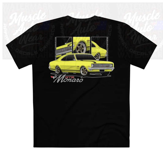 HOLDEN HK GTS MONARO PREMIUM T SHIRT AS COLOR,MUSCLE CAR T SHIRT Black / XS T Shirt