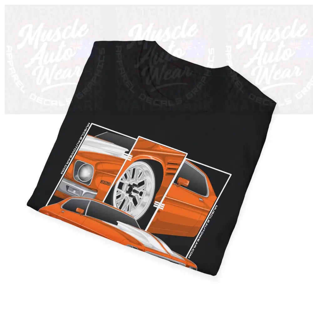 HOLDEN HQ GTS MONARO MUSCLE CAR FRONT PRINT.AUSSIE MUSCLE CAR T Shirt