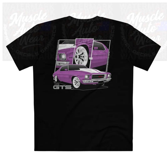 HOLDEN HQ GTS MONARO PREMIUM T SHIRT AS COLOR,MUSCLE CAR Black / XS T Shirt