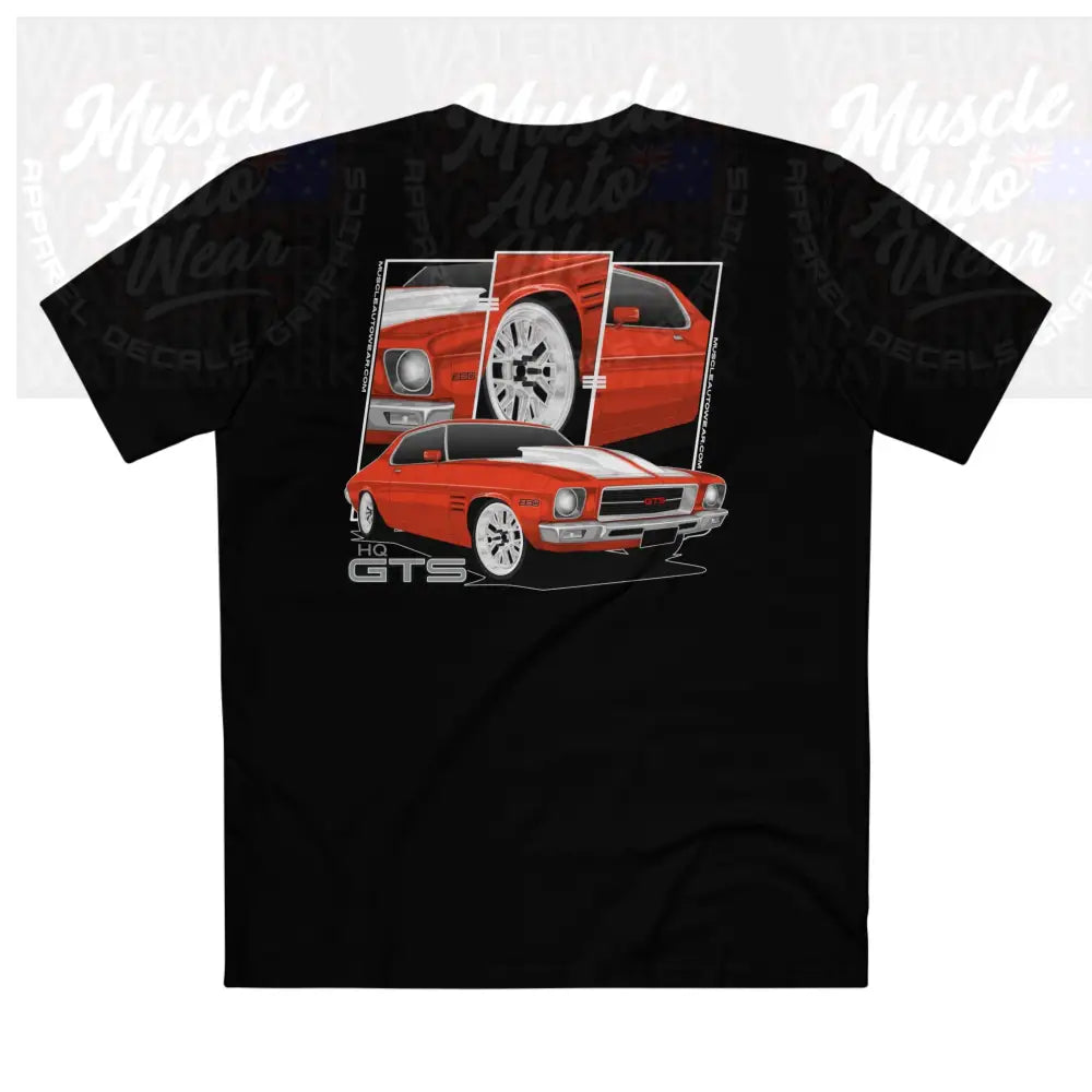HOLDEN HQ GTS MONARO PREMIUM T SHIRT AS COLOR,MUSCLE CAR Black / XS T Shirt