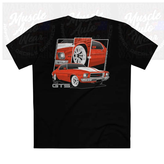 HOLDEN HQ GTS MONARO PREMIUM T SHIRT AS COLOR,MUSCLE CAR Black / XS T Shirt