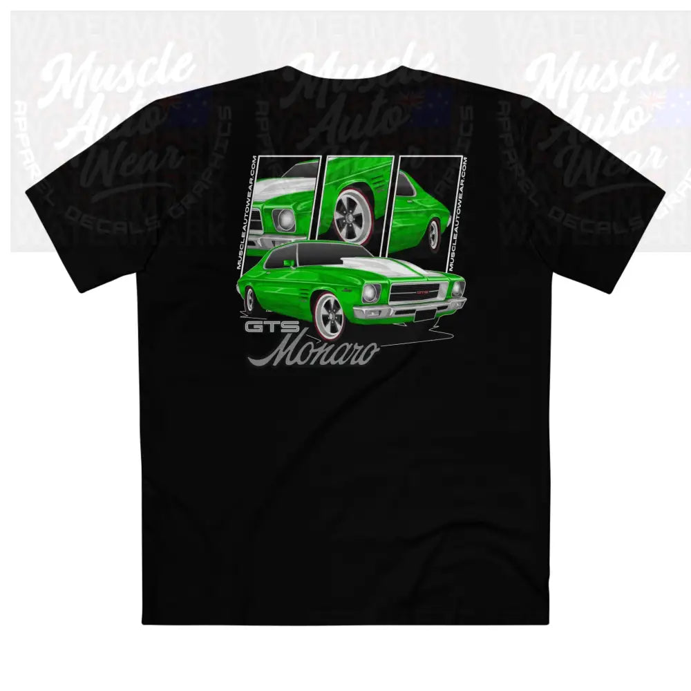 HOLDEN HQ GTS MONARO PREMIUM T SHIRT AS COLOR,MUSCLE CAR T SHIRT Black / XS T Shirt