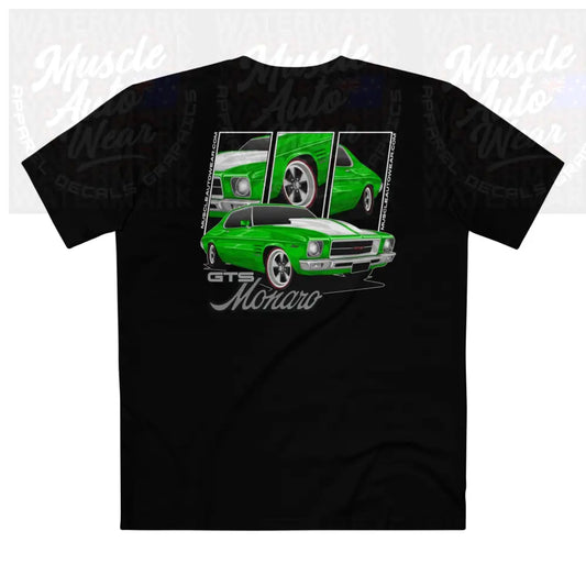 HOLDEN HQ GTS MONARO PREMIUM T SHIRT AS COLOR,MUSCLE CAR T SHIRT Black / XS T Shirt