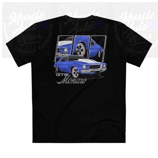 HOLDEN HQ GTS MONARO PREMIUM T SHIRT AS COLOR,MUSCLE CAR T SHIRT Black / XS T Shirt
