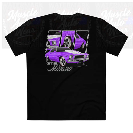 HOLDEN HQ GTS MONARO PREMIUM T SHIRT AS COLOR,MUSCLE CAR T SHIRT Black / XS T Shirt