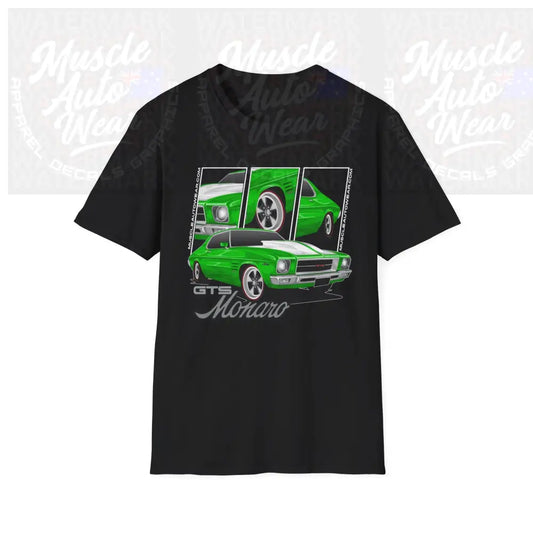 HOLDEN HQ GTS MONARO PREMIUM T SHIRT,MUSCLE CAR T SHIRT Black / S T Shirt