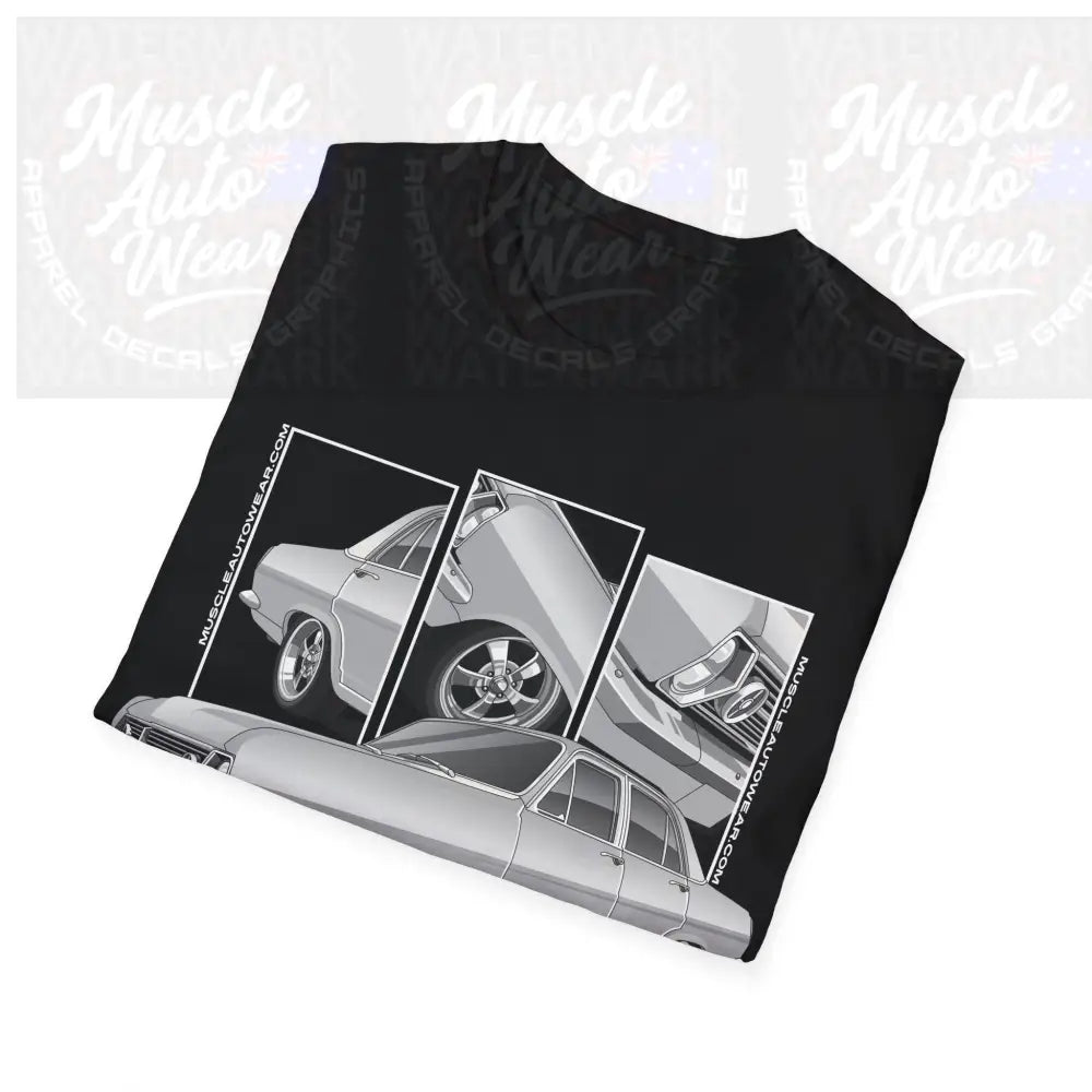HOLDEN HR MUSCLE CAR FRONT PRINT.AUSSIE MUSCLE CAR T Shirt