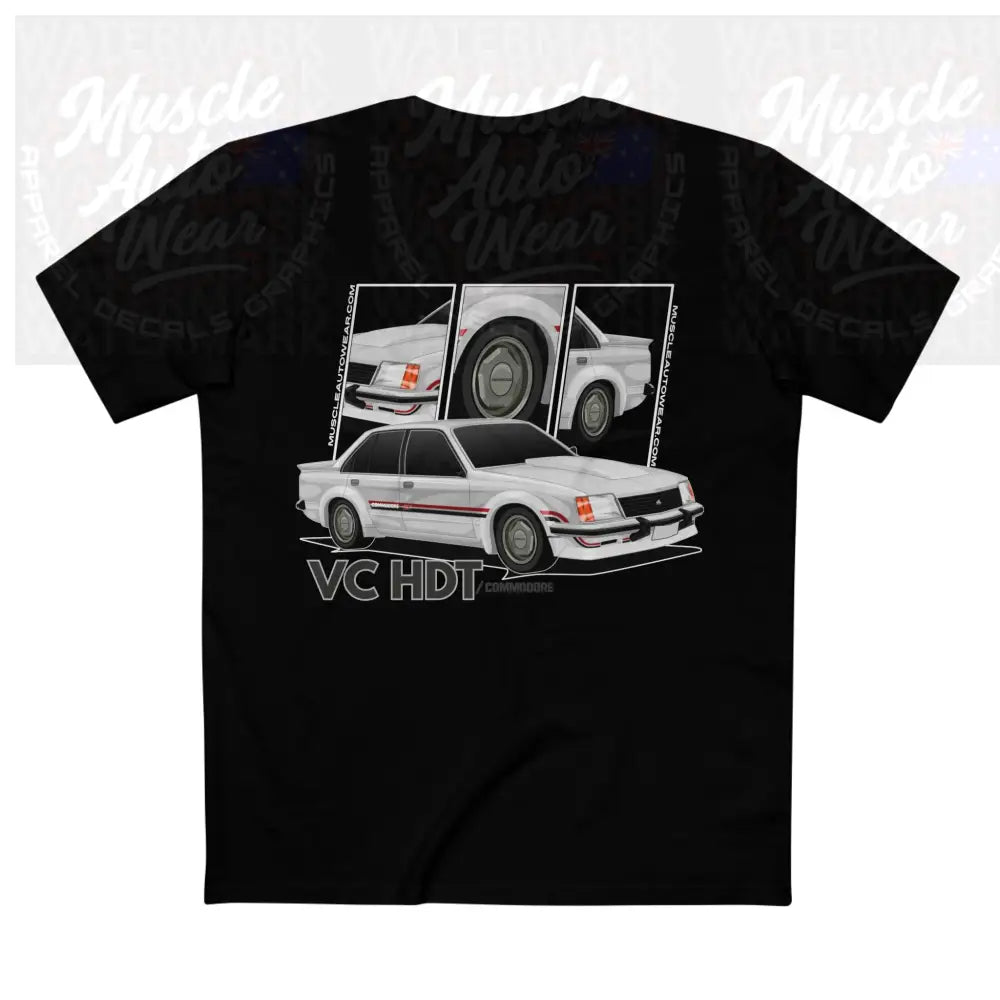 HOLDEN VC HDT COMMODORE PREMIUM T SHIRT AS COLOR,MUSCLE CAR Black / XS T-Shirt