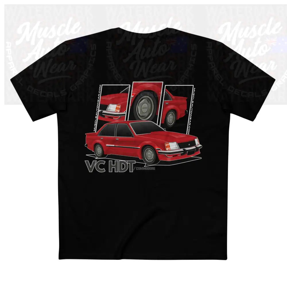 HOLDEN VC HDT COMMODORE PREMIUM T SHIRT AS COLOR,MUSCLE CAR Black / XS T-Shirt