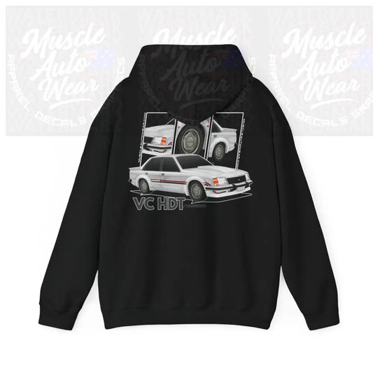 HOLDEN VC HDT PETER BROCK COMMODORE WHITE HDT Black / S Hoodie