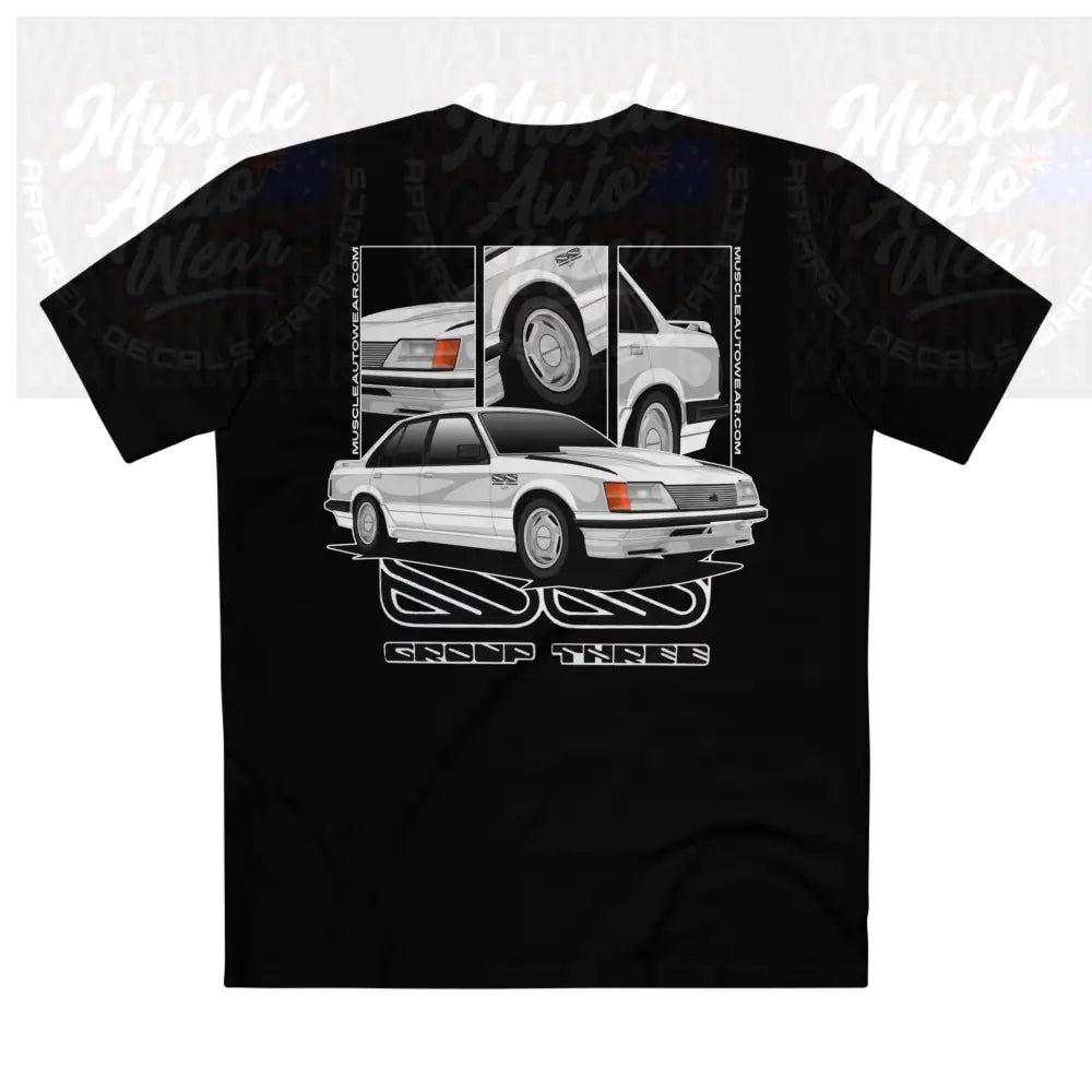 HOLDEN VH SS GROUP 3 PETER BROCK COMMODORE PREMIUM T SHIRT AS COLOR,AUSSIE MUSCLE CAR Black / XS T-Shirt