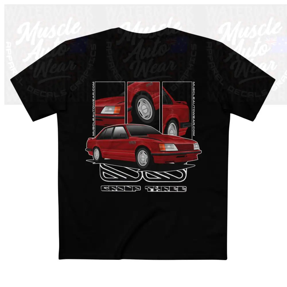 HOLDEN VH SS GROUP 3 PETER BROCK COMMODORE PREMIUM T SHIRT AS COLOR,AUSSIE MUSCLE CAR Black / XS T-Shirt