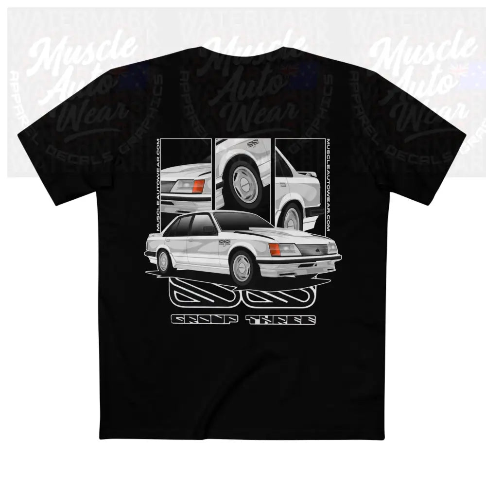 HOLDEN VH SS GROUP 3 PETER BROCK COMMODORE PREMIUM T SHIRT AS COLOR,AUSSIE MUSCLE CAR Black / XS T-Shirt