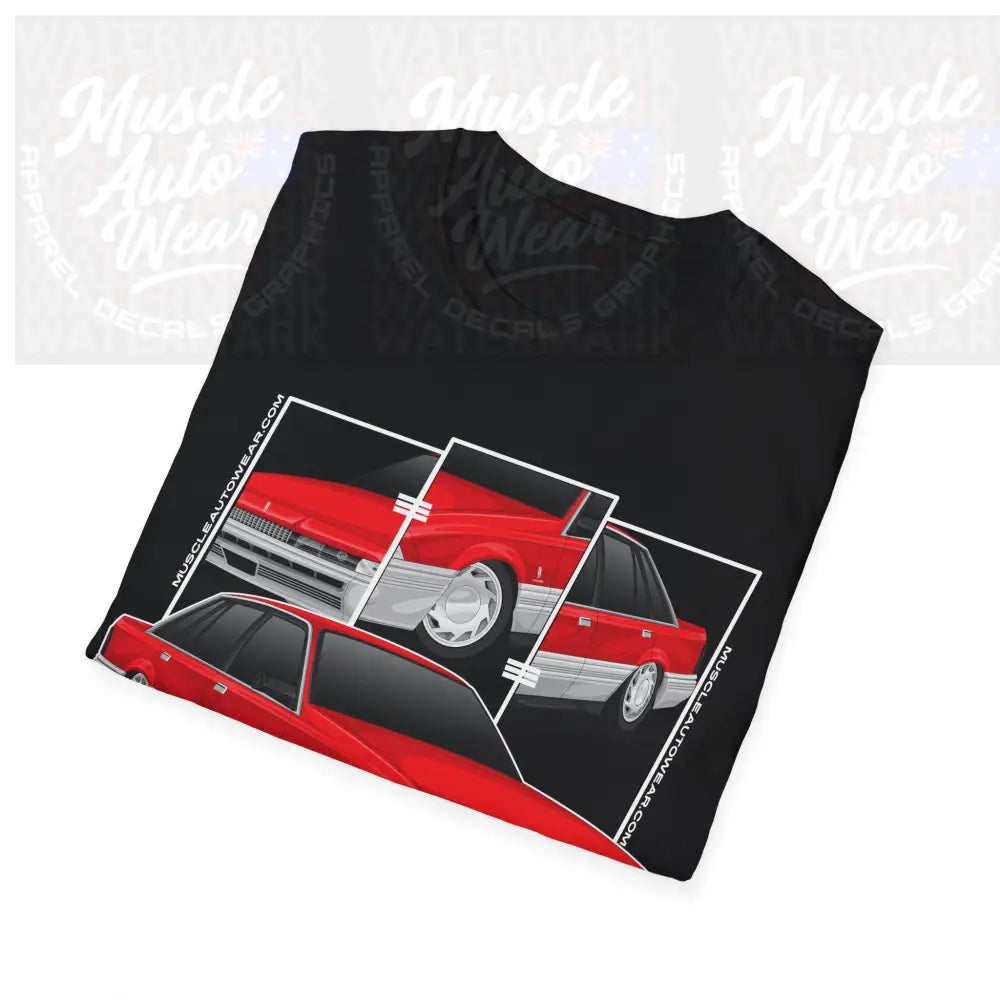 HOLDEN VL CALAIS MUSCLE CAR FRONT PRINT.AUSSIE MUSCLE CAR T SHIRT T Shirt
