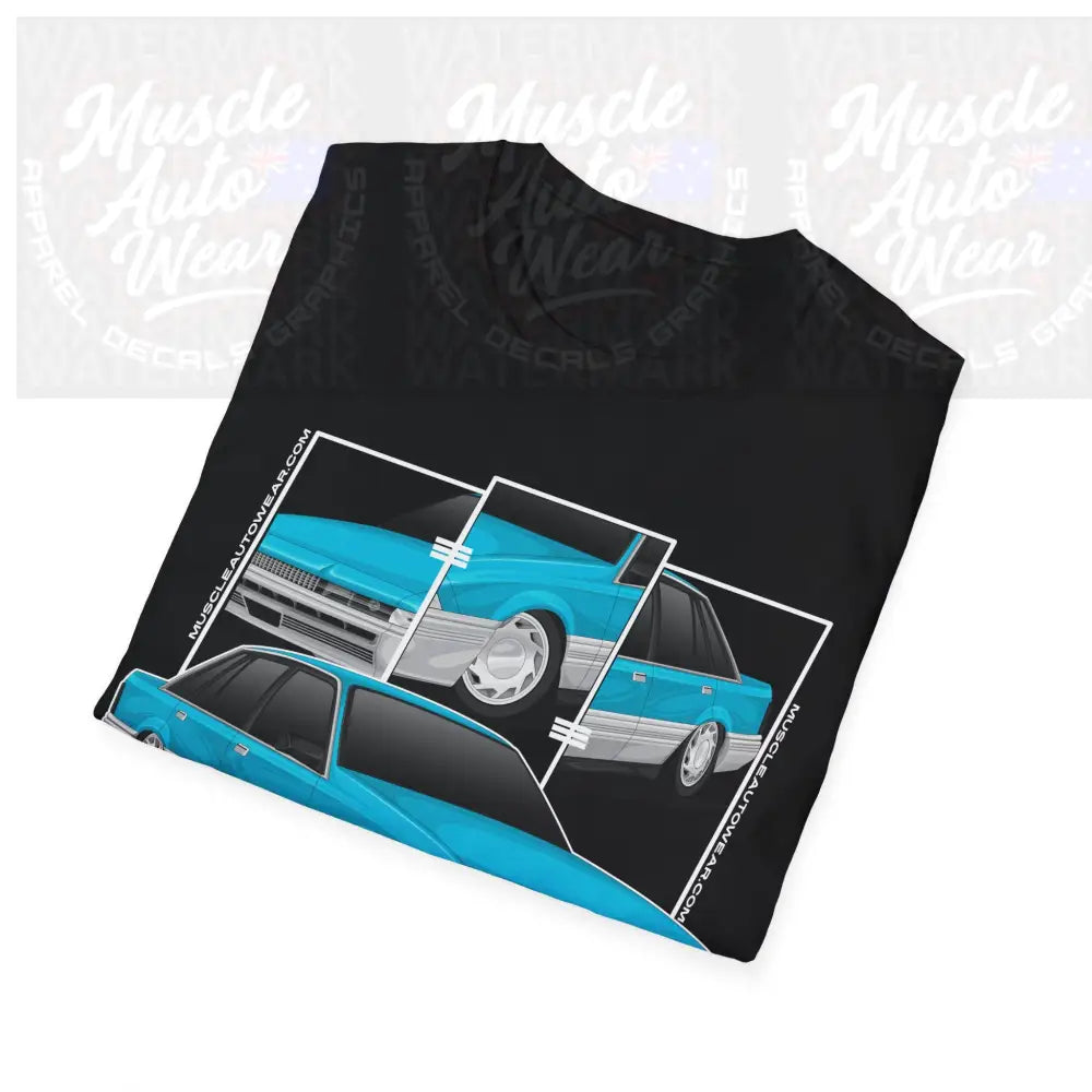 HOLDEN VL CALAIS MUSCLE CAR FRONT PRINT.AUSSIE MUSCLE CAR T Shirt