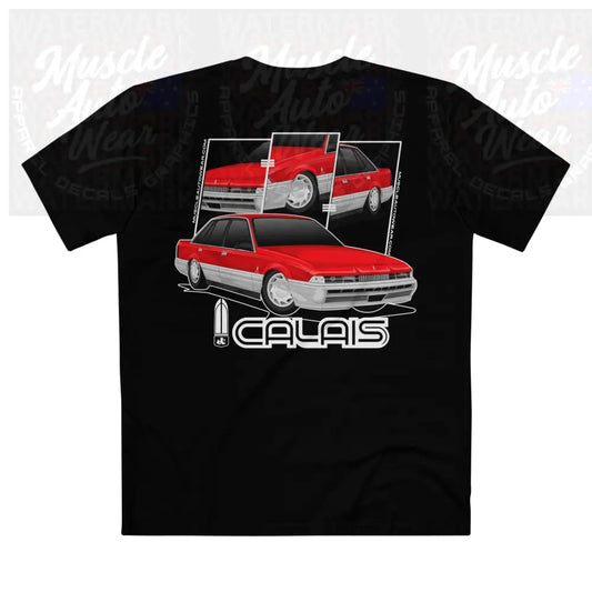 HOLDEN VL CALAIS PREMIUM T SHIRT AS COLOR,MUSCLE CAR Black / XS T Shirt