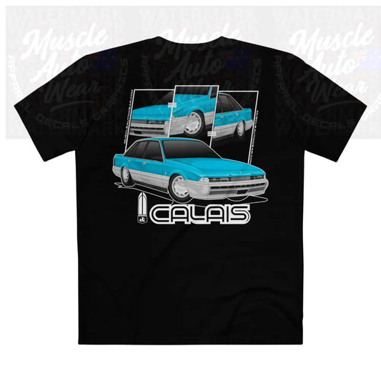 HOLDEN VL CALAIS PREMIUM T SHIRT AS COLOR,MUSCLE CAR Black / XS T Shirt