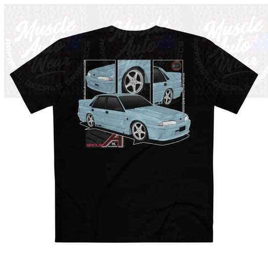 HOLDEN VL SS GROUP A WALKINSHAW COMMODORE,,PREMIUM T SHIRT AS COLOUR MUSCLE CAR Black / XS T Shirt