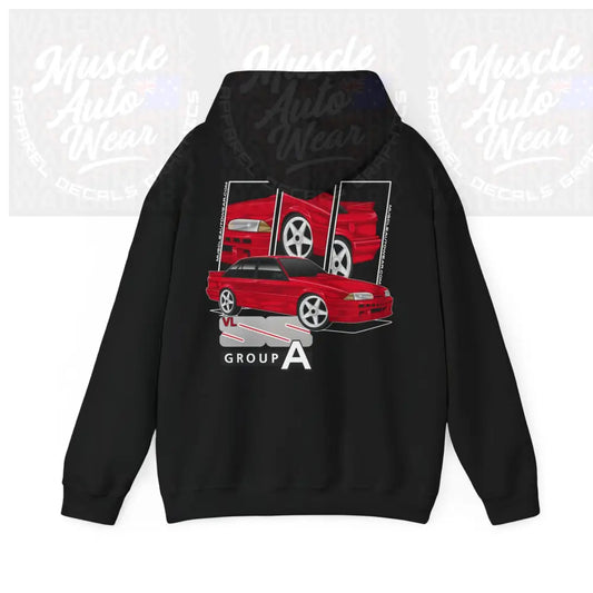 HOLDEN VL SS HDT GROUP A PETER BROCK COMMODORE HDT Black / S Hoodie